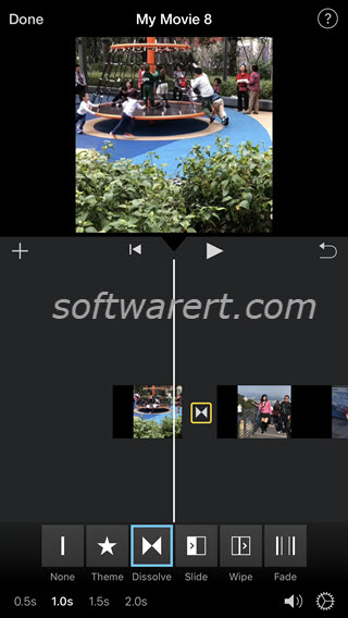 combine video clips in imovie on iphone