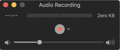 record audio using quicktime player on Mac for free