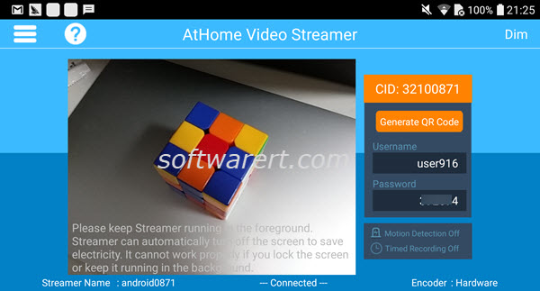 athome video streamer android