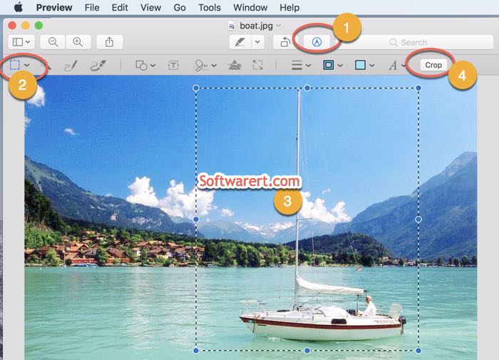 crop images with preview app on mac