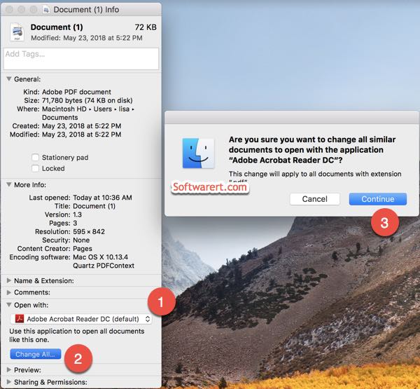 Make Adobe Acrobat Reader the default PDF viewer on Mac – Software RT