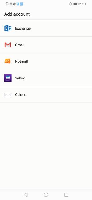 add email account to huawei mobile phone