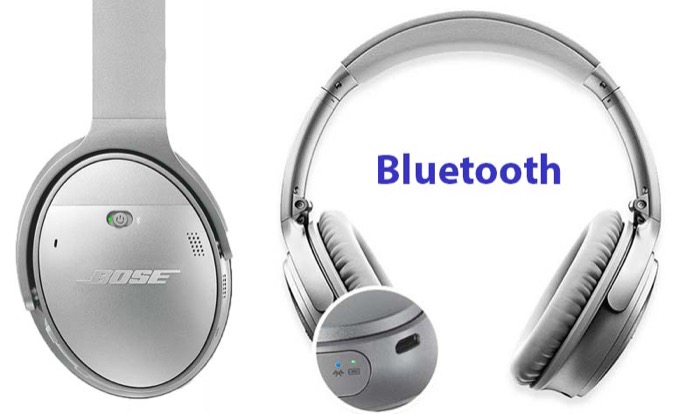 Bose QuietComfort 35 wireless headphone enable bluetooth