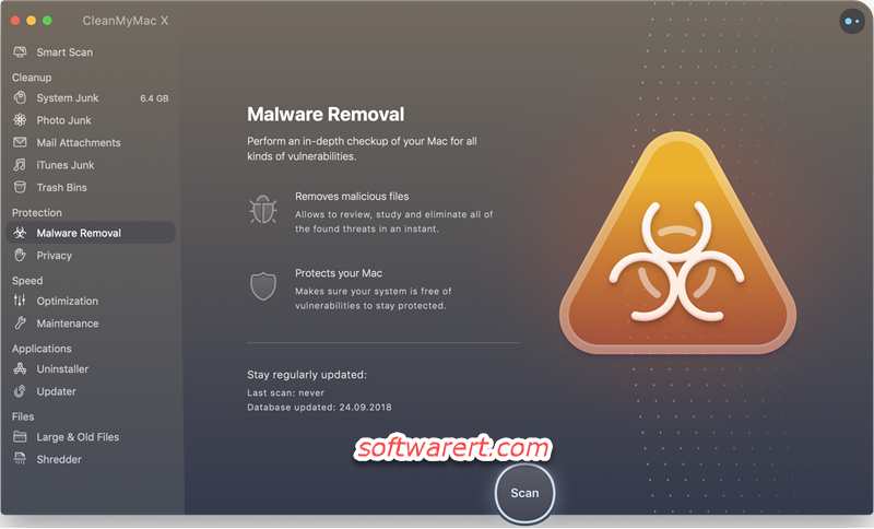 mac malware removal cleanmymac x