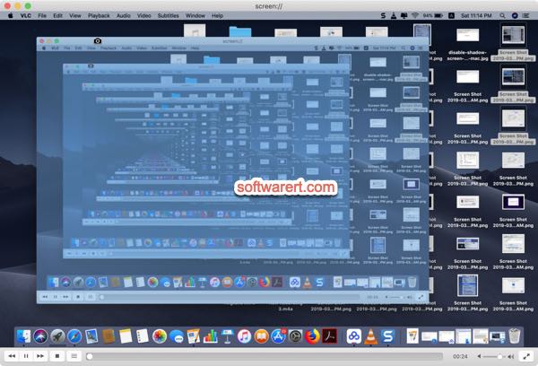 display Mac screen in VLC media player