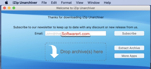 iZip Unarchiver for Mac