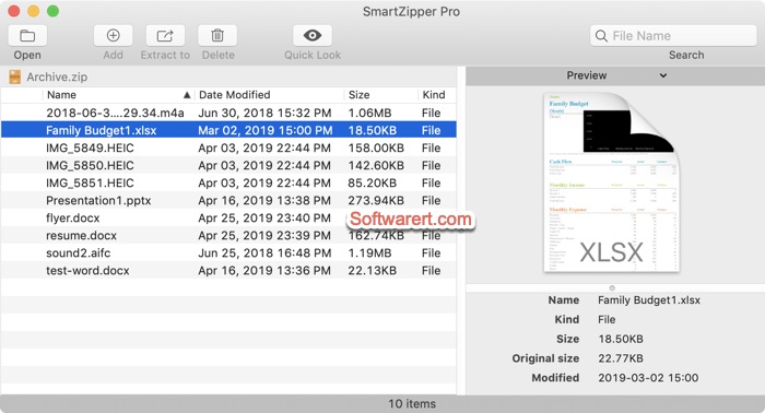 Smart Zipper Pro for Mac