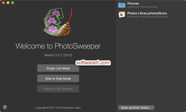 photosweeper for Mac home