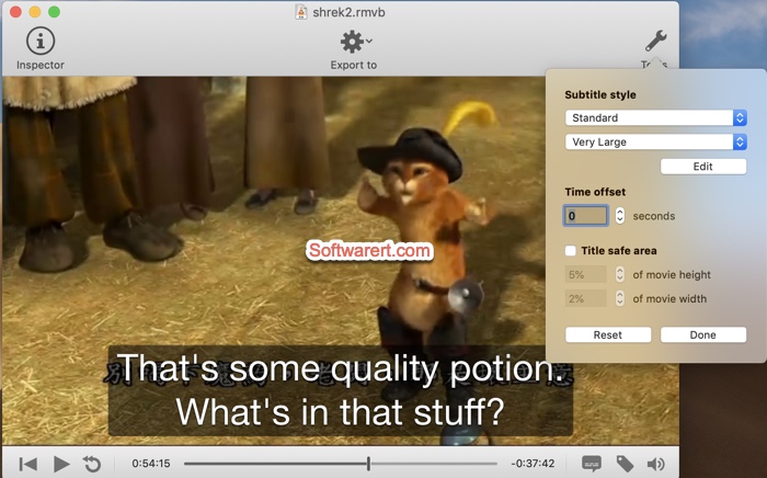 edit subtitles in submerge on Mac 