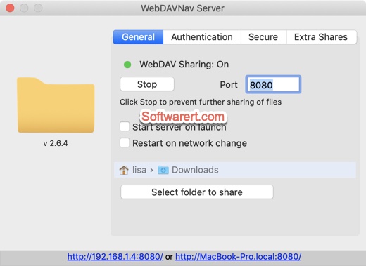 WebDAVNav webdav Server for Mac