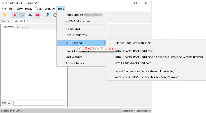 Charles proxy for windows  SSL Proxying install Charles Root Certificate 