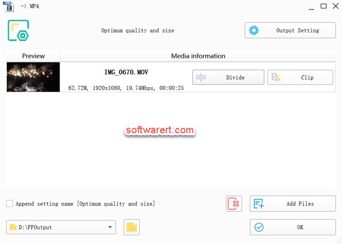 convert video to mp4 using format factory for windows