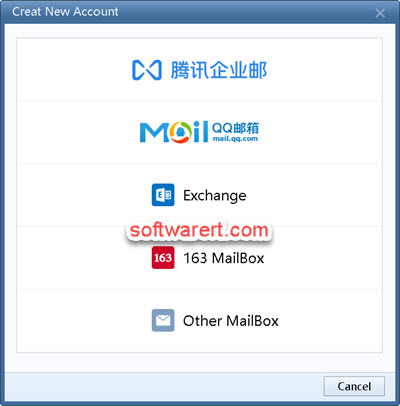 create new account in foxmail for windows on pc