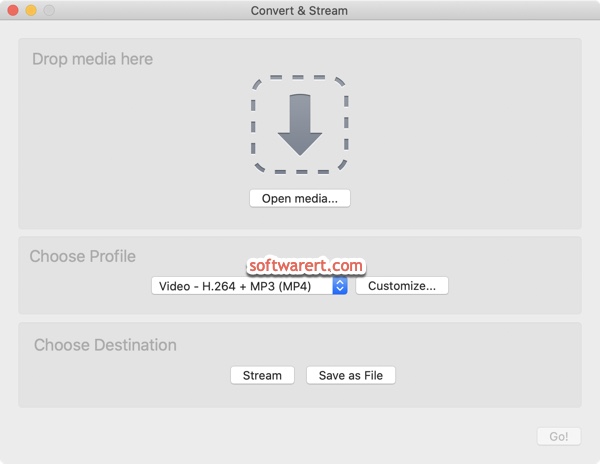 vlc media player for Mac convert & stream tool