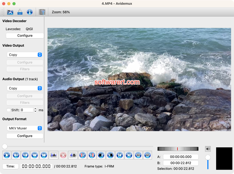 avidemux video editor for Mac