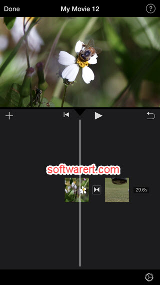 merge multiple video clips in iMovie on iPhone