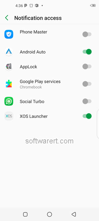 android phone settings enable or disable notification access