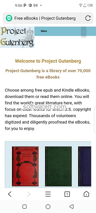 download free ebooks from project gutenberg on android phone