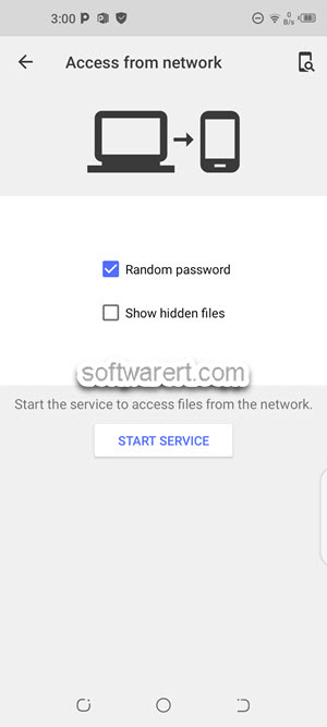 cx file explorer for android access from network