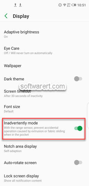 infinix mobile phone enable inadvertently mode, anti inadvertent mode