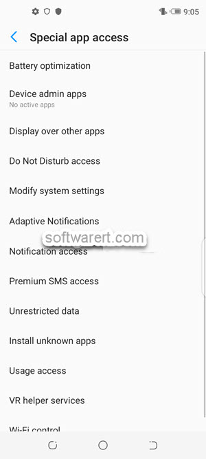 tecno mobile phone settings apps and notifications - special app access