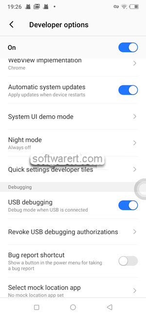 Turn on developer options, USB Debugging on itel mobile phone