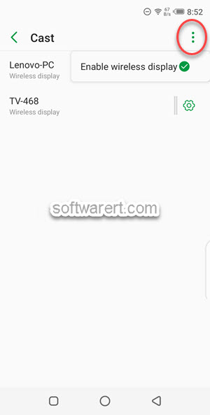 Enable Wireless Display, Cast screen on Infinix mobile