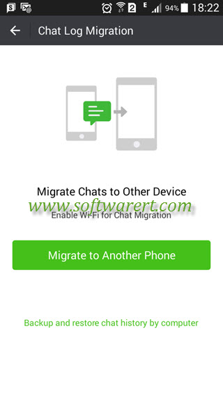 android wechat chat log migration