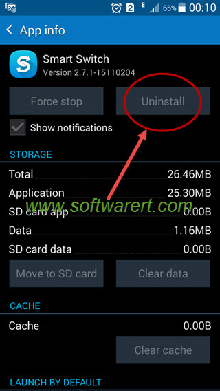 cannot uninstall certain apps on samsung phone