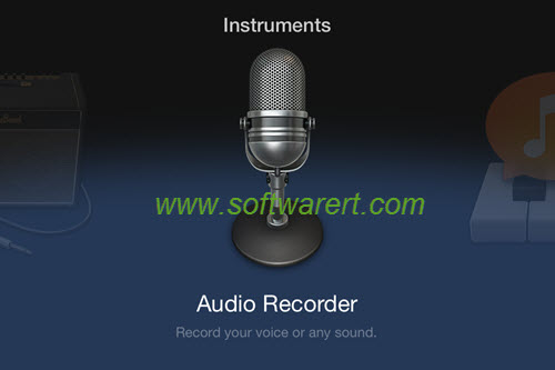 free audio recorder on iphone - garageband instruments