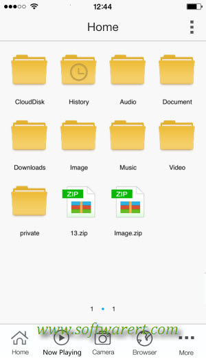 iphone file manager home