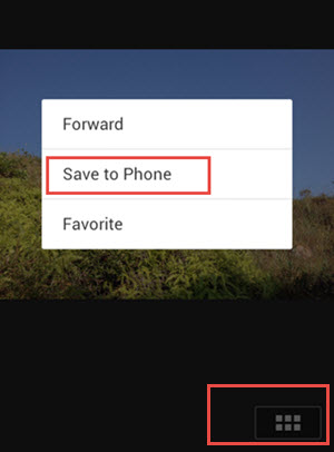 save wechat photo and video to android phone