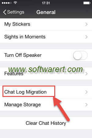 wechat for iPhone chat log migration
