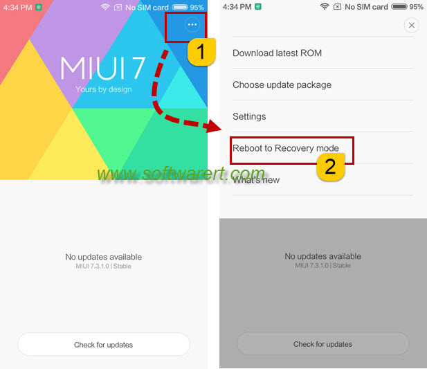 reboot xiaomi & redmi to recovery mode from miui