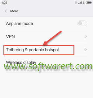 xiaomi redmi settings network tethering and portable hotspot